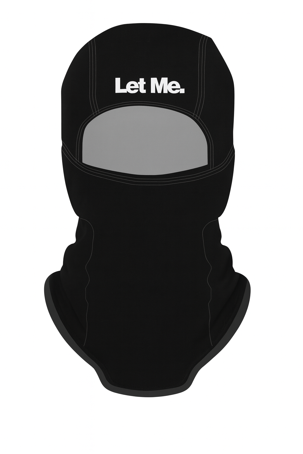 Cagoule Noire LET ME. – Cagoule Homme Streetwear, Confortable et Respirante