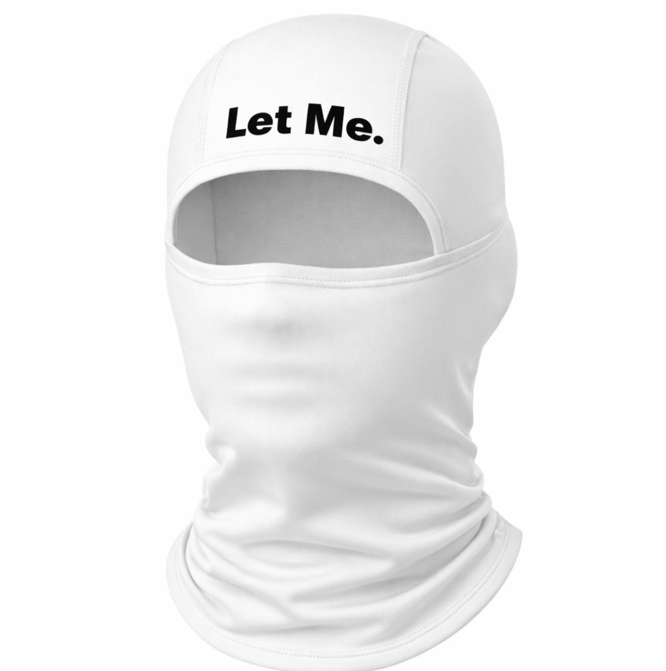 Cagoule Blanc LET ME. – Cagoule  Streetwear, Confortable et Respirante