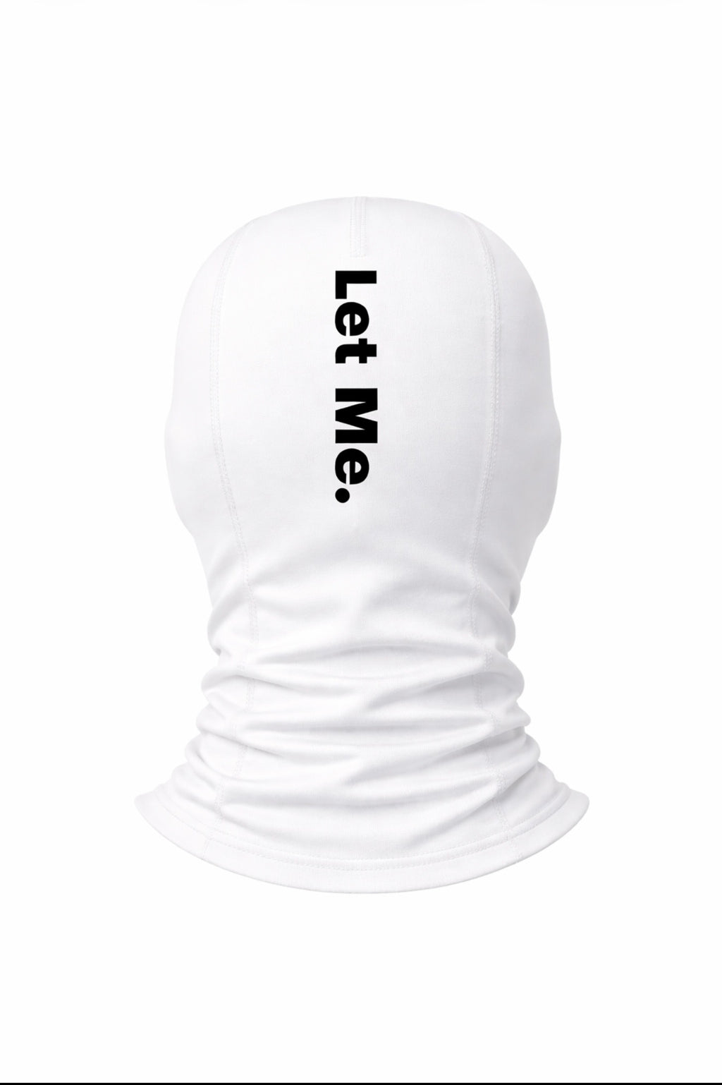 Cagoule Blanc LET ME. – Cagoule  Streetwear, Confortable et Respirante